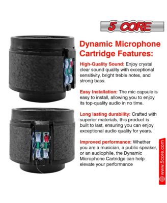 Microphone Replacement Cartridge 20Pc Capsule