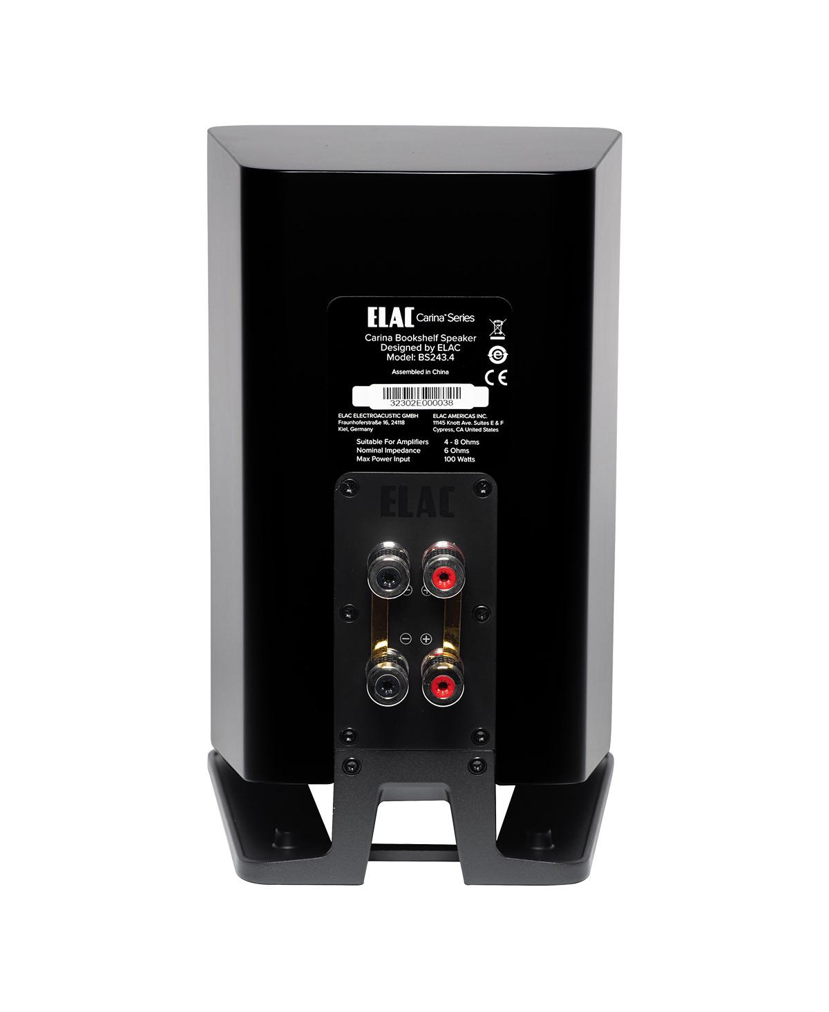 Elac BS243.4-sb 5.25 Inch Bookshelf Speakers - Pair