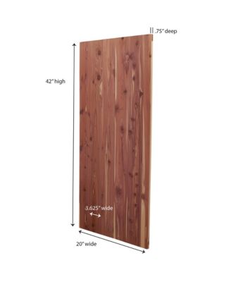Cedar Fresh Cedar Panels for Closet 2 Pack
