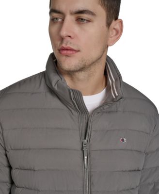 Men's Quilted Long-Sleeve Jacket
