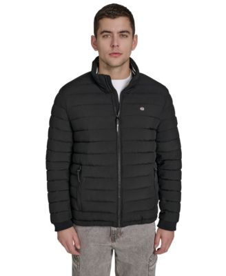 Men's Quilted Long-Sleeve Jacket