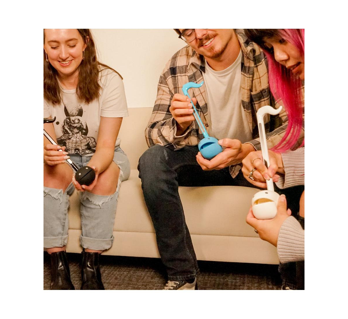 Otamatone Japanese Electronic Musical Toy Portable Music Synthesizer Educational Fun Gift for Children, Teens