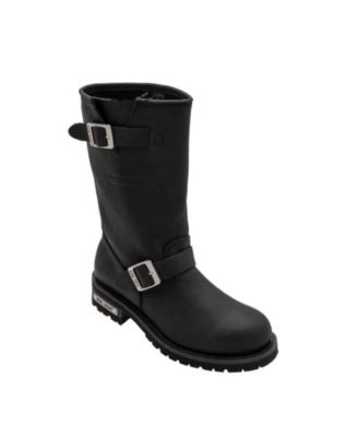 RideTecs Men's Deluxe: 11" Engineer Boot- Black 1440