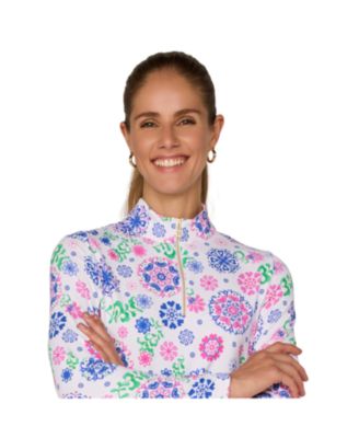 G Lifestyle Long Sleeve Mock Neck Top