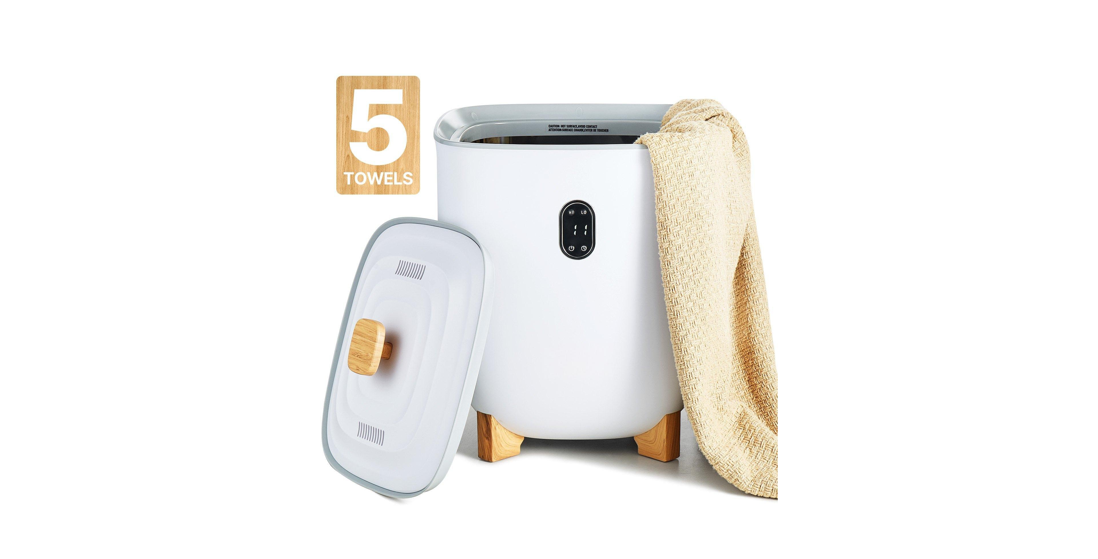 Ecooso 25L Towel Warmer Bucket with Auto Shut-Off, Fits 5 Oversized Towels, Blankets, Clothes & Bathrobes