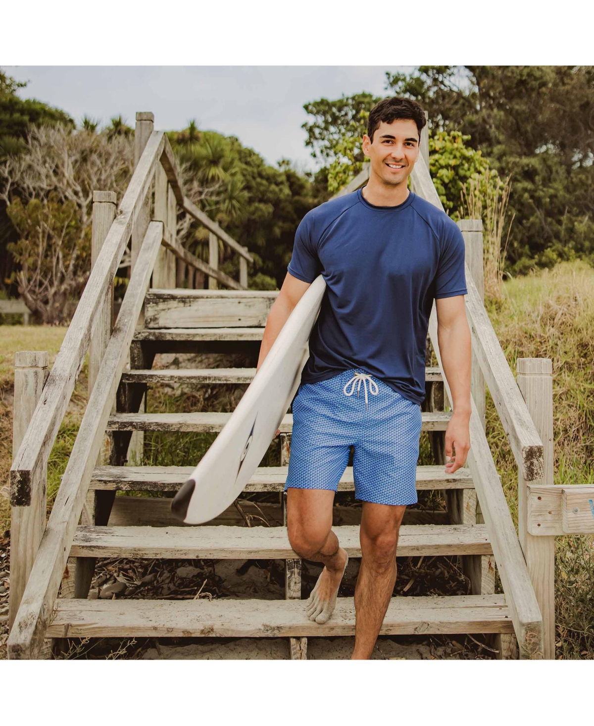 Snapper Rock Men's Geo Grid Swim Short