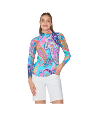 Women's G Lifestyle Long Sleeve Mock Neck Top