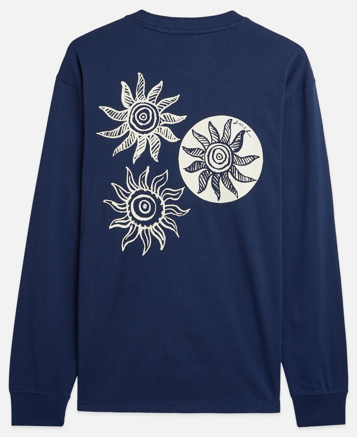 Scotch & Soda Men's Back Artwork Long-Sleeve Sweatshirt