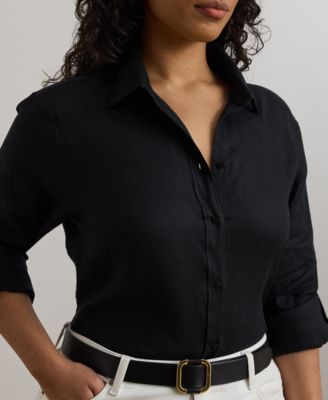 Plus Size Roll-Tab Shirt