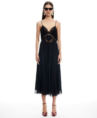 Women's Harmony Plunge Neck Midi Dress