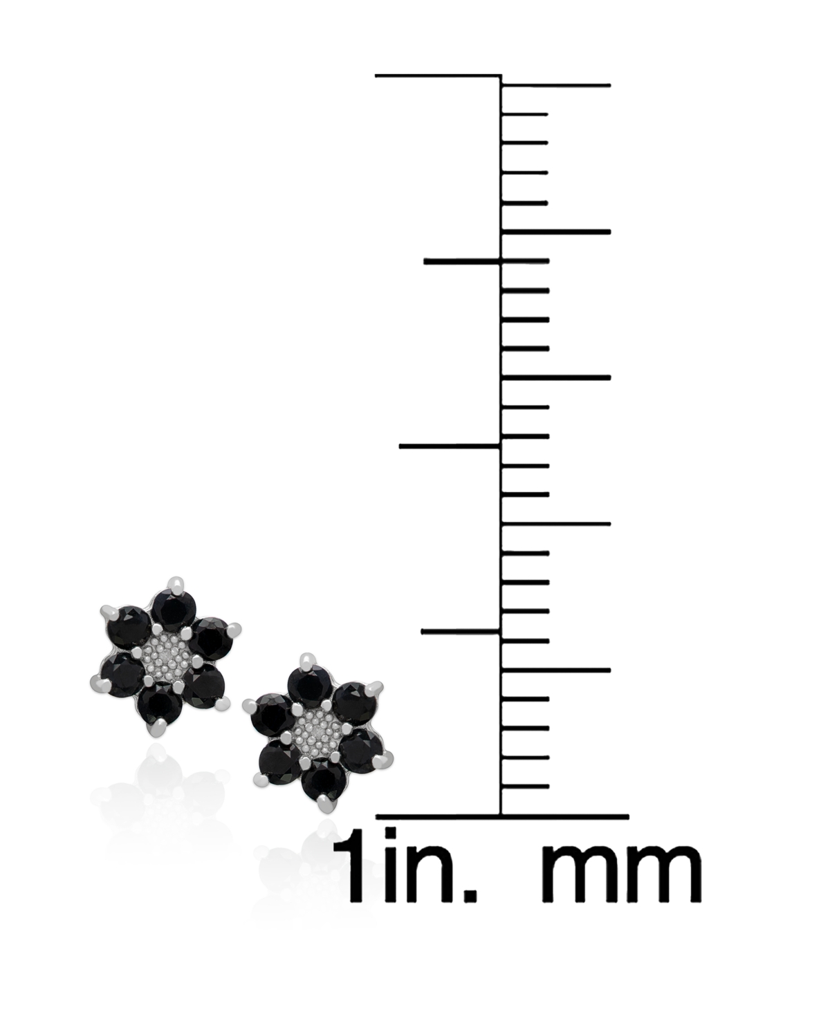 Macy's 2-Pc. Sapphire (2.70 ct. t.w.) & Diamond (0.015 ct. t.w.) Pendant Necklace & Earrings Set in Sterling Silver