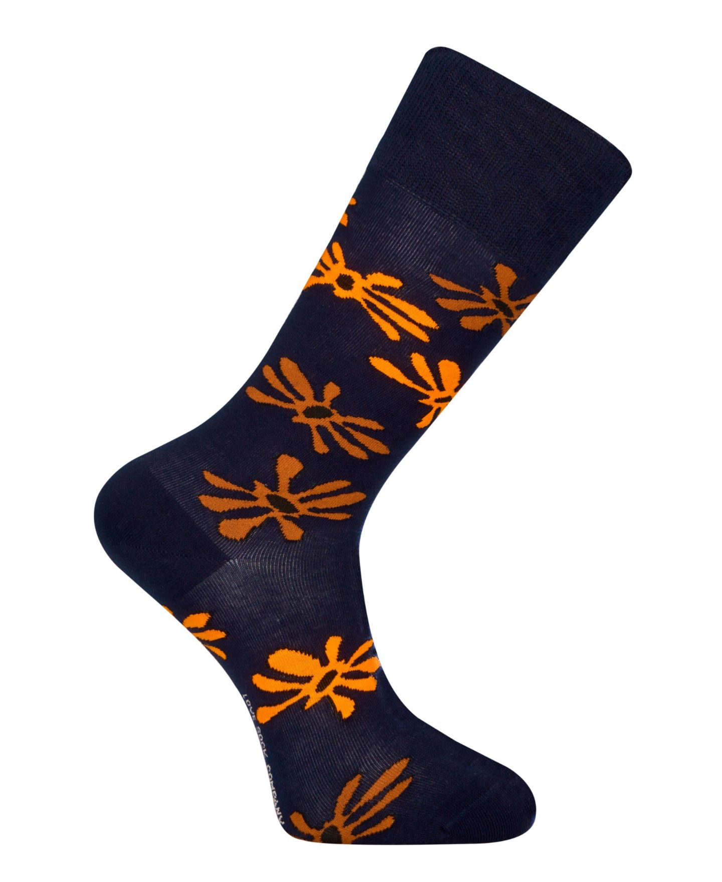 Носки Flower для мужчин — Love Sock Company, цвет: Тёмно-синий — фото 2