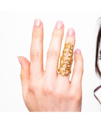 Elements Air Armour Ring in Gold Vermeil