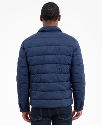 Men's Quilted Shirt Jacket