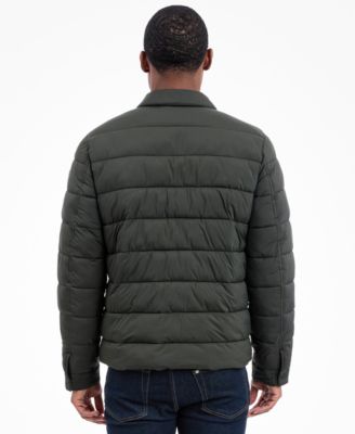 Men's Quilted Shirt Jacket