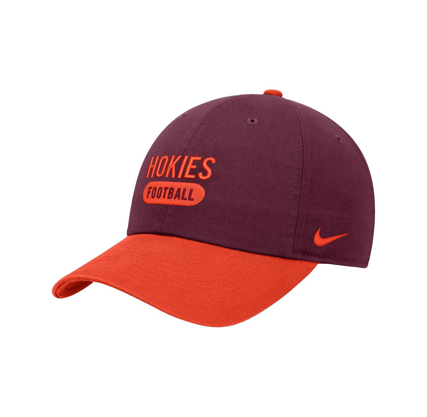 Men's Maroon Virginia Tech Hokies Color Block Club Adjustable Hat