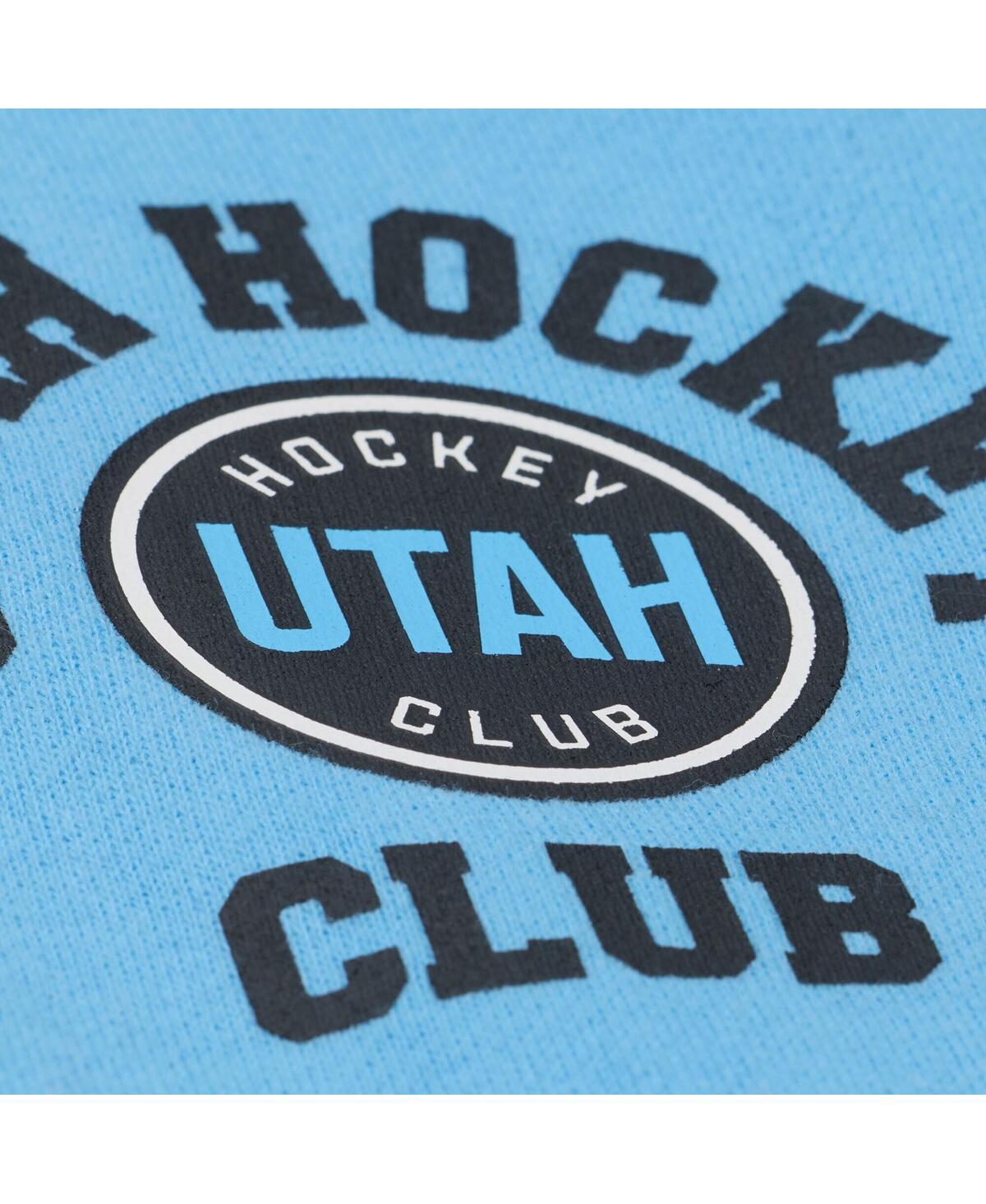 Mitchell & Ness Women's Blue Utah Mammoth Crewneck Sweatshirt