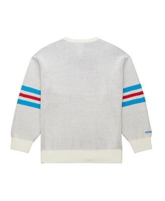 Men's Cream New York Rangers Centennial Retro Logo Sweater