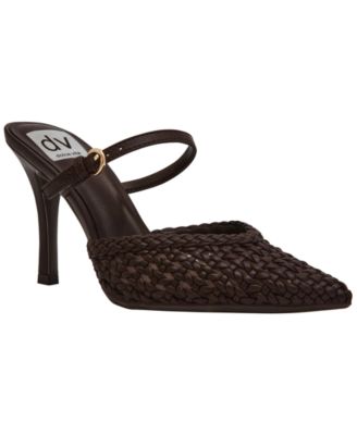 DV Dolce Vita - Women's Geanie Woven Two-Piece Pointed Toe Heeled Pumps