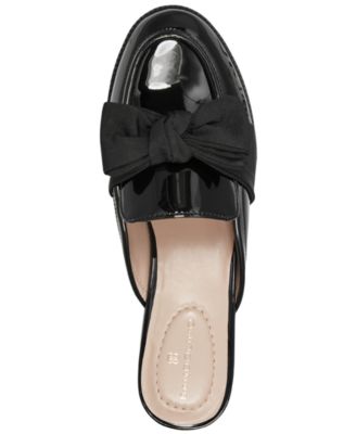 Women's Leilani Bow Slip-On Tailored Mule Loafers