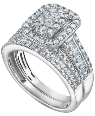 Diamond Bridal Set (1 ct. t.w.) in 10k White Gold