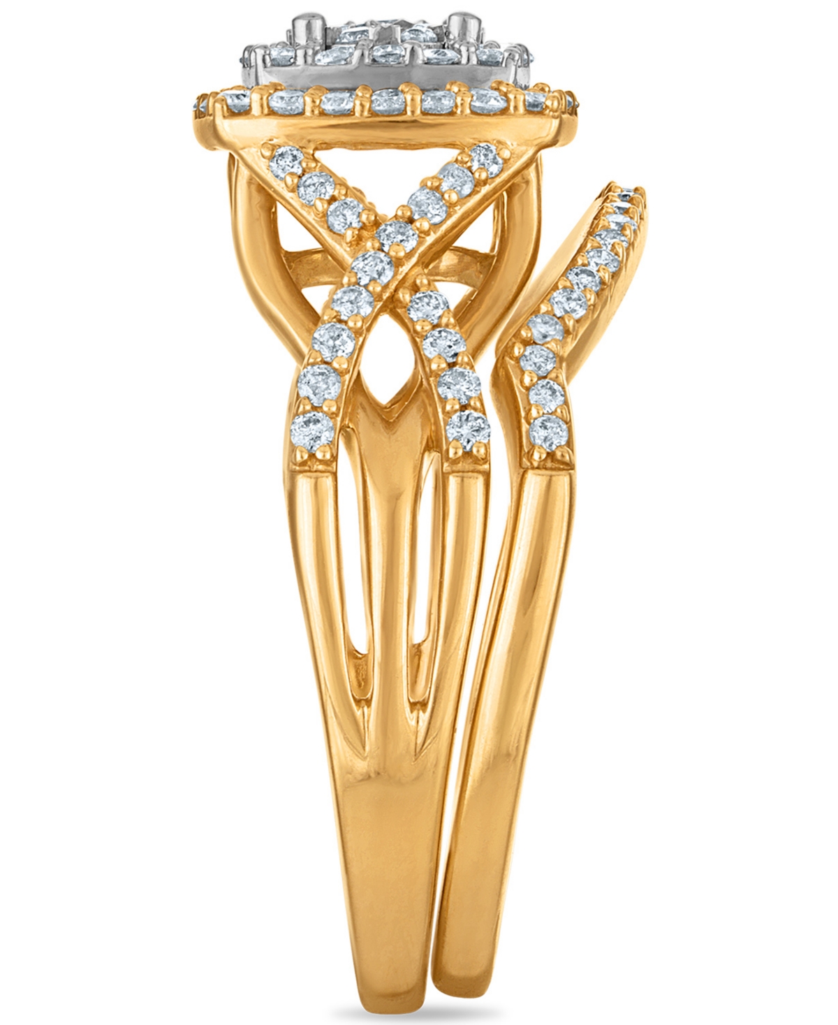 Macy's Diamond Ring (5/8 ct. t.w.) in 10k Yellow Gold