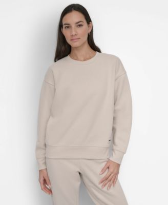 DKNY Sport - Women's Tonal Logo Patch Crewneck Sweatshirt