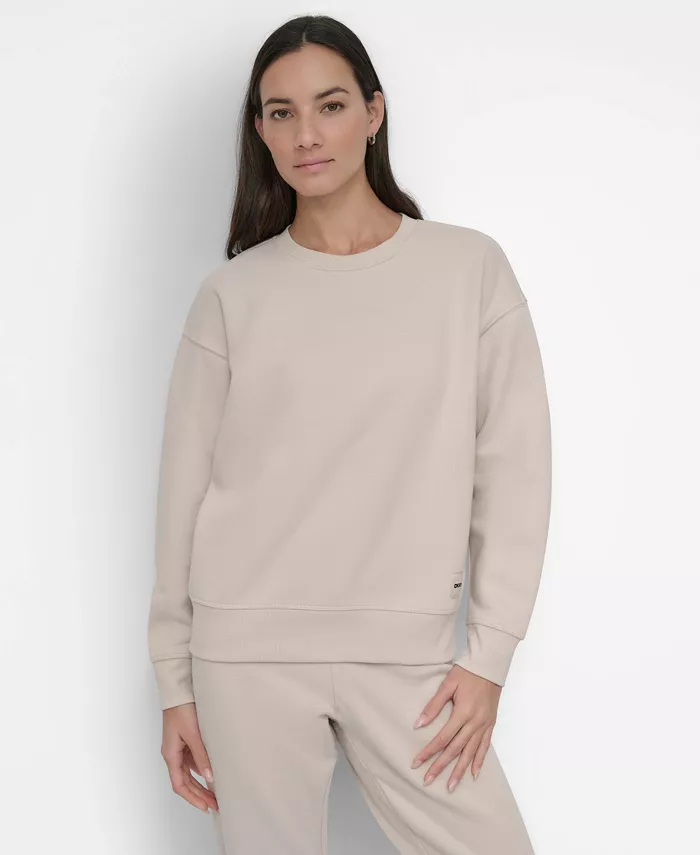 Women's Tonal Logo Patch Crew Neck Sweatshirt