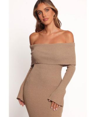 Women's Domitia Off Shoulder Knit Dress