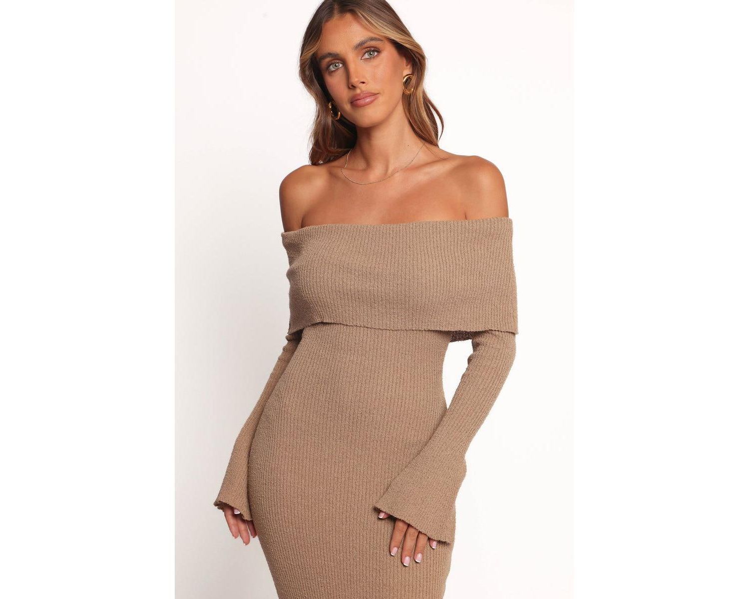 Women's Domitia Off Shoulder Knit Dress