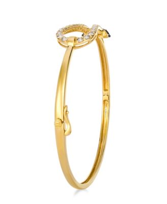 Nude Diamond (1.05 ct. t.w.) and Chocolate Diamond (0.14 ct. t.w.) Bangle in 14k Honey Gold