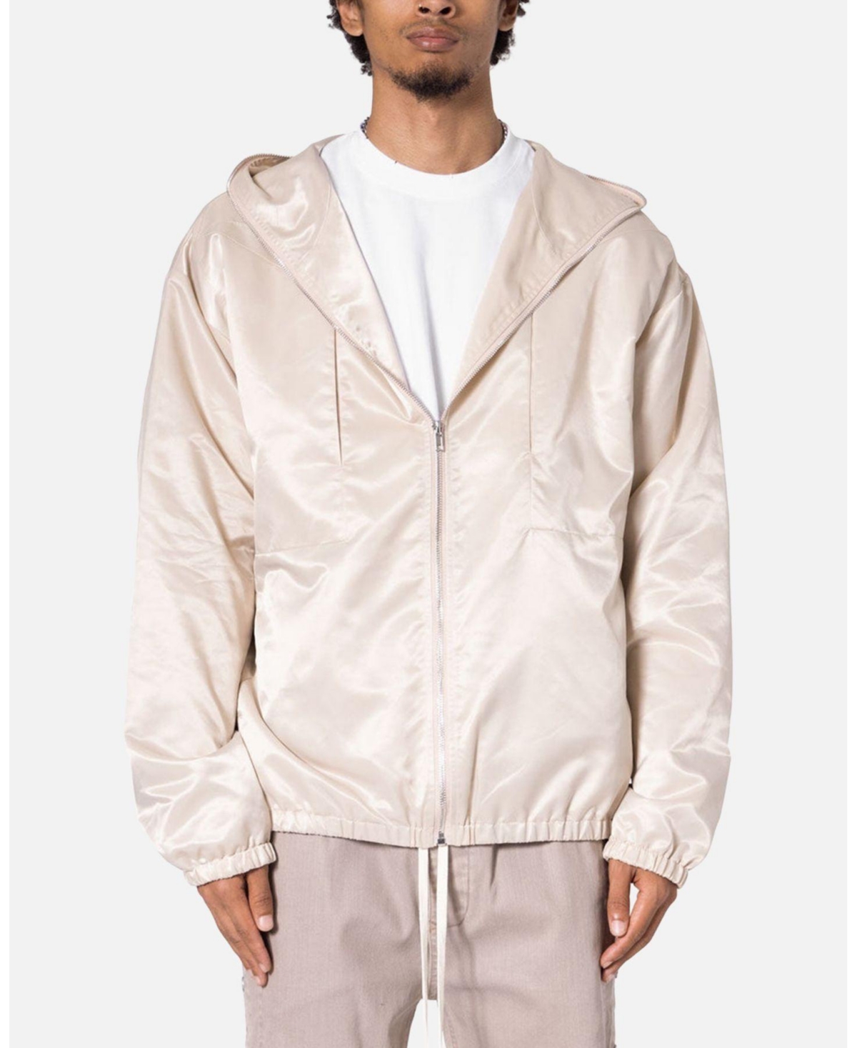 mnml Men's Full Zip Paneled Fight Jacket