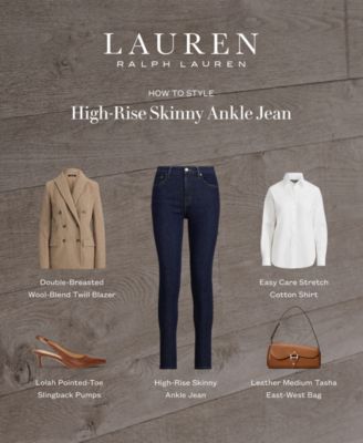 Women's High-Rise Skinny Ankle Jeans