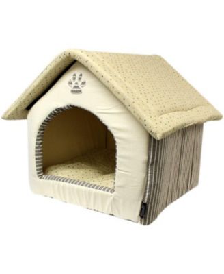 Almond Plush Dog House