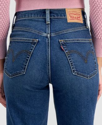 Women's Rib cage High Rise Straight Ankle Jeans