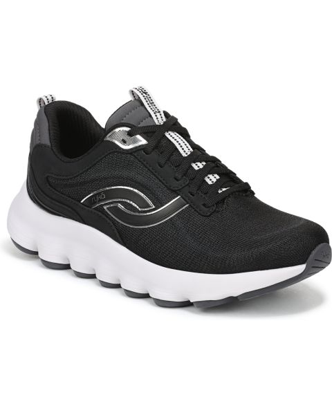 Женские кроссовки Ryka Podflow Two Lace-Up, цвет: Чёрный сетчатый