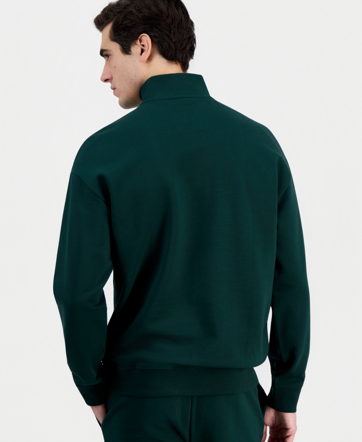 Hugo Boss Men's Durty Relaxed-Fit Half-Zip Sweatshirt