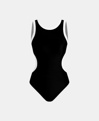 Women's Chic Colorblock Cutout Monokini Swimsuit