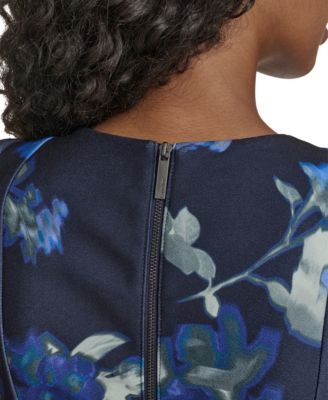 Women's Short-Sleeve Crewneck Dress