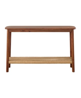 48" Acacia Wood Calais Rectangle Coffee Table