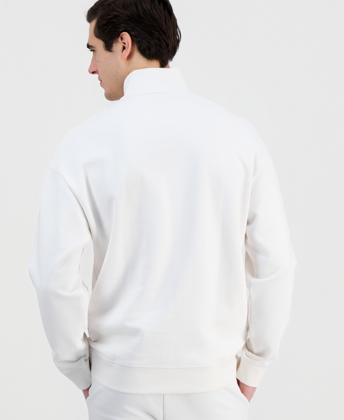 Hugo Boss Men's Durty Relaxed-Fit Half-Zip Sweatshirt