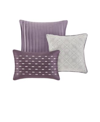 Biloxi Jacquard Geometric 7-Pc. Comforter Set, King