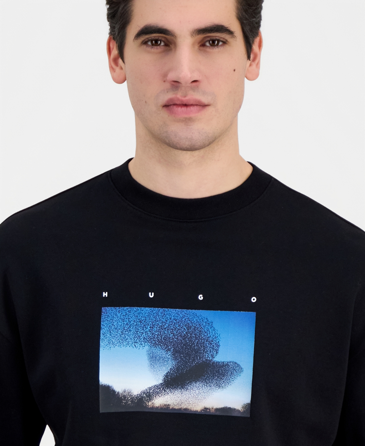 Hugo Boss Men's Dorizonto Relaxed-Fit Graphic Print Sweatshirt