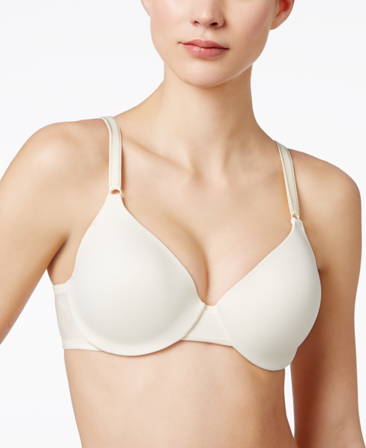 Shop Warner's Warners This Is Not A Bra Cushioned Underwire Lightly Lined T-shirt Bra 1593 In Vanilla