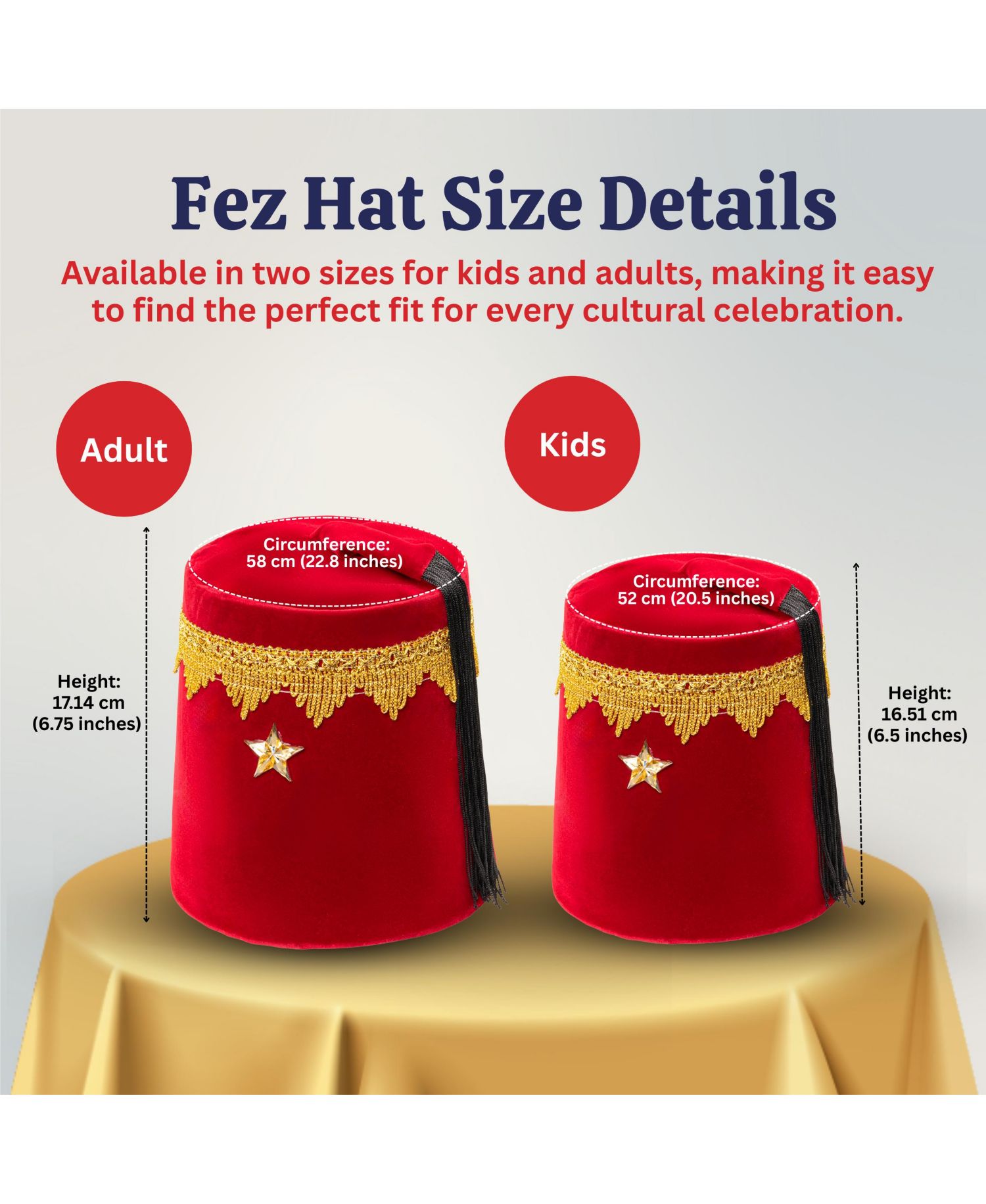 Red Tarboosh Hat
