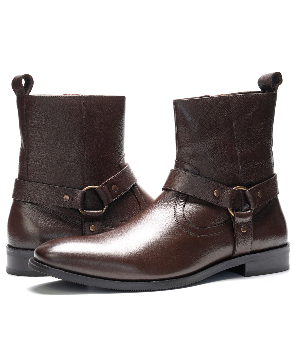 Anthony Veer Men's Westin Side Zipper Harness Boots