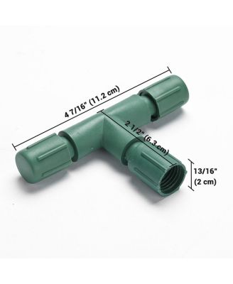 10Pcs IP65 Waterproof Wire Connectors 3 Way T-Shape for Outdoor Lights