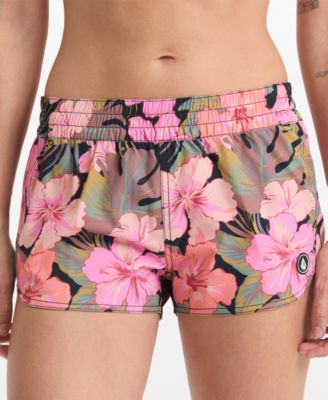 Women's Island Time Floral Print Board Shorts
