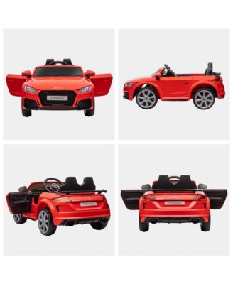 6V Kids Electric Ride On Car, Licensed Audi TT RS with Seat, Remote