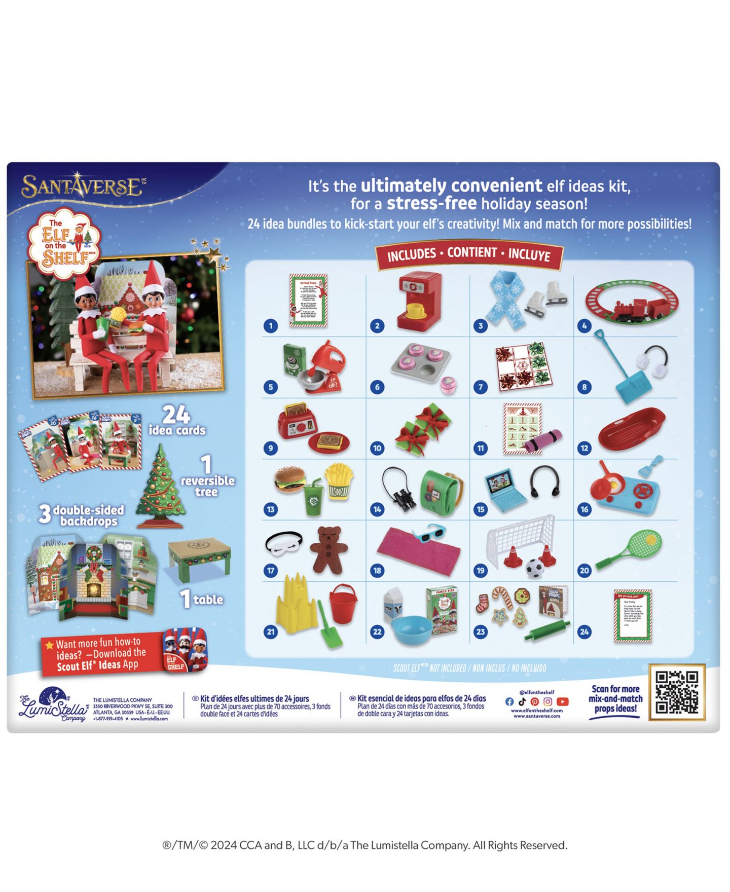 Детские игрушки Elf on the Shelf Polar Props 24-Day Ultimate Elf Ideas Kit, цвет: Разноцветный — фото 2